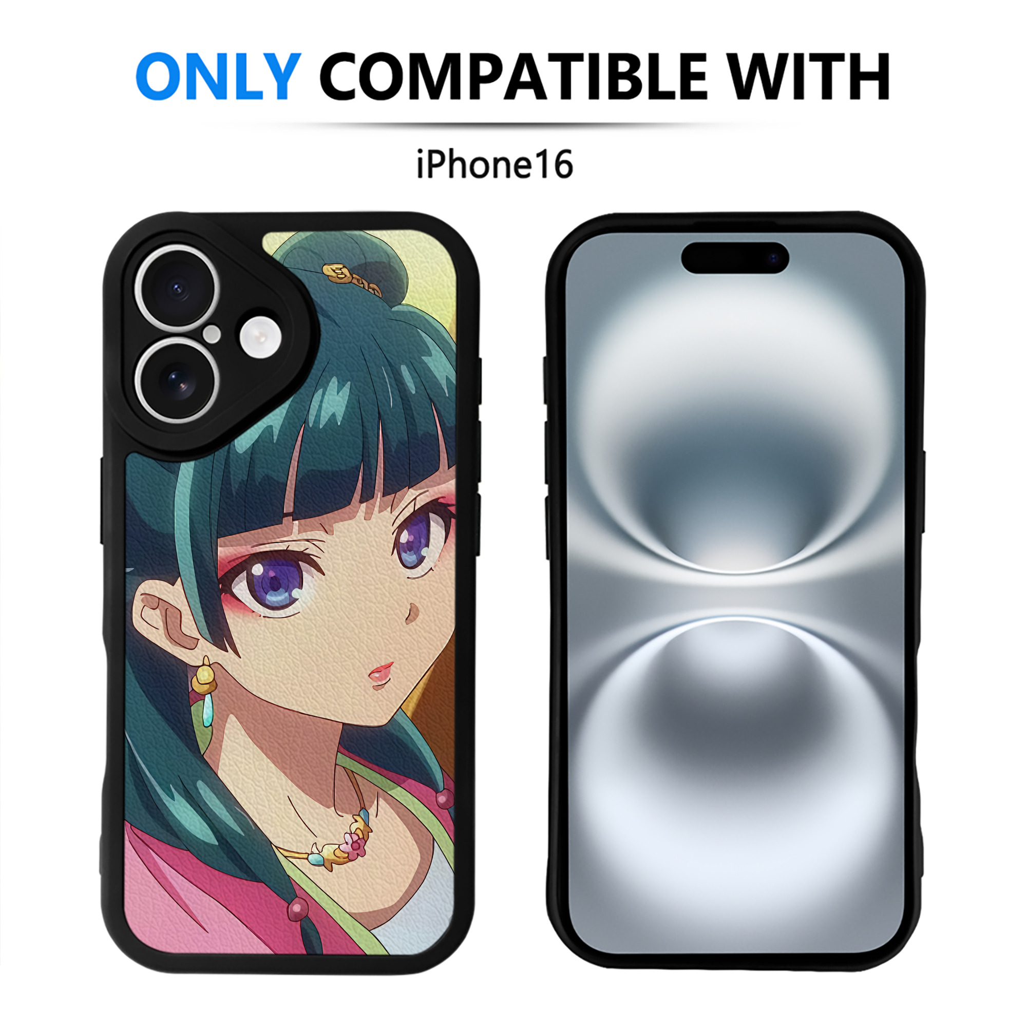 薬屋のひとりごと The Apothecary Diaries 【iPhone 16シリーズ対応】シリコンスマホケース（レザー調） 材質：シリコン